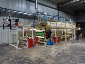 Leathar / fabraic saorga Bronzing Machine